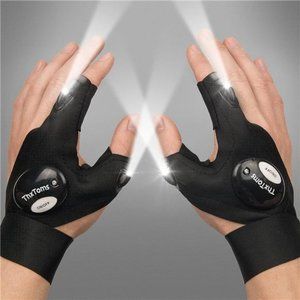 LED Flashlight Gloves Gifts for Men, Father's Day Gifts for Dad, Unique Birthday